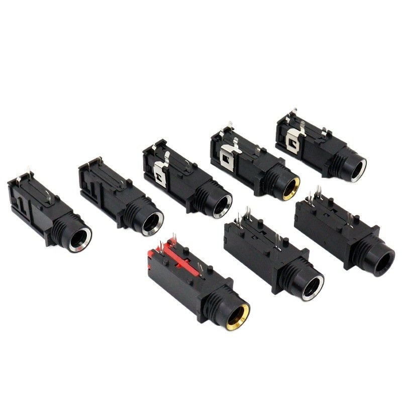 Audio Video Socket PJ-212A SMD Headphone Socket Waterproof 3-Pin Audio Female Connector 3.5mm Headphone SMD Socket - Image 1