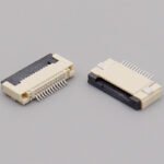 12Pin Flip Type FPC Receptacle, 0.5mm Pitch Bottom Connection Socket for LCD FFC Flat Ribbon Cable - Image 2