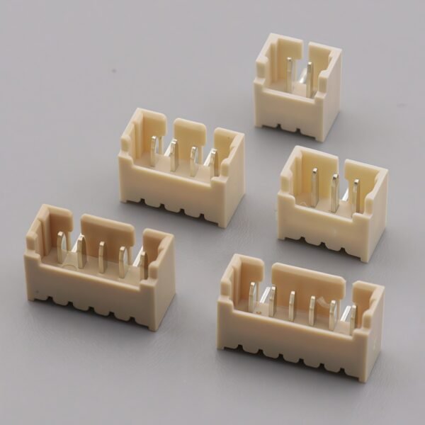 1.25mm pitch 90 degree bent pin header beige high temperature resistant vertical horizontal PCB pin seat