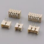 1.25mm pitch 90 degree bent pin header beige high temperature resistant vertical horizontal PCB pin seat - Image 2