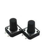 Tact Switch, 4‑Pin SMT SMD 12*12mm Eco‑Friendly High Temperature Resistant Tape & Reel Reset Tactile Push Button Micro Switch - Image 2