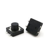 Tape & reel SMT SMD tactile reset push button switch 4pin for electronic PCB mass assembly