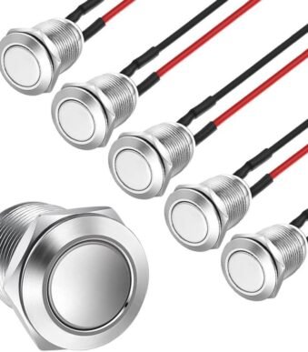 12MM waterproof metal push button switch main