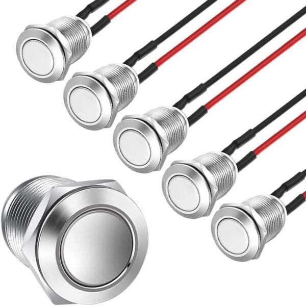 12MM waterproof metal push button switch main