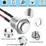 12MM waterproof metal push button switch