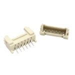 High Temperature Resistant 2.0mm Pitch Wafer Terminal Connector, 2P-16P Plug-in Pin Header with Lock Latch - Image 2