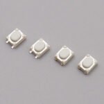 3x4mm compact miniature SMD tact switch horizontal 4‑pin wrapped terminal small electronic component