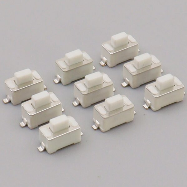 SMD top push tactile tact switch 2‑pin 3x6mm for car key fob remote PCB assembly