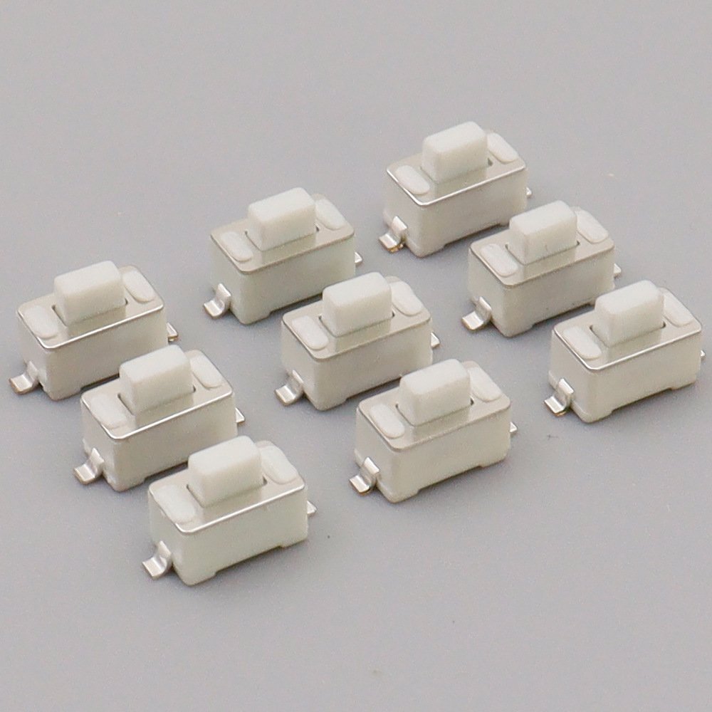 SMD top push tactile tact switch 2‑pin 3x6mm for car key fob remote PCB assembly
