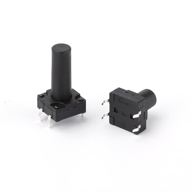 4-pin through-hole waterproof Tact Switch, plug-in tactile switch for electronic equipment control