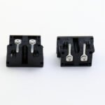 Snap-in AC019 Mickey Socket, 22*12mm High Temperature Resistant Angled C6 AC Power Jack - Image 2