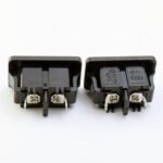 AC027 Snap‑In Small Figure‑8 IEC C8 Power Inlet Socket - Image 3