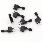 Capped Limit Switch, Vertical Through Hole 4-Pin Micro Door Reset Connector, 13.5mm