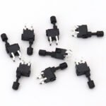 Capped Limit Switch, Vertical Through Hole 4-Pin Micro Door Reset Connector, 13.5mm - Image 2