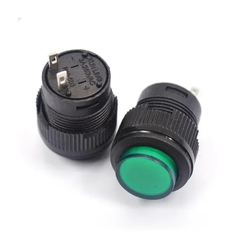 Circular self-reset Push Button Switch, metal actuator power control button for EV cockpit HMI and tactile feedback design