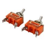32A High Current 6 Terminal 2 Way 1321 Toggle Switch, Heavy Duty Rocking Control Switch - Image 2