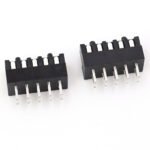 Double Row 2*5 10PIN 2mm Pitch Straight Male Pin Header with Position Column, Matching 10P Female Socket - Image 2