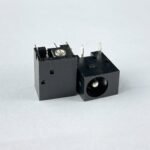 DC044 DC Power Socket, Semi-Copper High Temperature Resistant 3-Pin DC Jack 5.5*2.1mm DC Power Connector