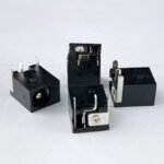 DC044 DC Power Socket, Semi-Copper High Temperature Resistant 3-Pin DC Jack 5.5*2.1mm DC Power Connector - Image 2