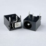 DC044 DC Power Socket, Semi-Copper High Temperature Resistant 3-Pin DC Jack 5.5*2.1mm DC Power Connector - Image 3