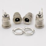Waterproof DC099 DC Female Connector, Gold Plated Full Copper DC Power Socket 2.1mm 2.5mm 1.3mm Pin High Current - Image 2