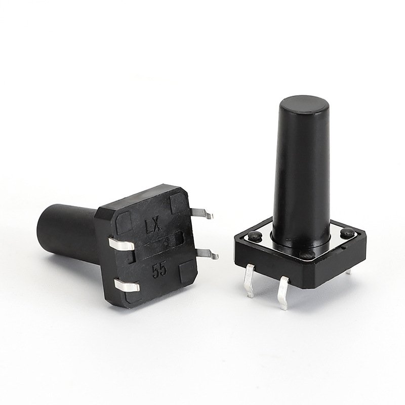 Eco-friendly 1212mm micro tactile switch, waterproof durable momentary key switch for electronic equipment (2) Micro switch waterproof sealed type for selection guide