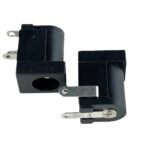 Full Copper DC005 DC Power Jack Socket, Horizontal Flame Retardant DC Female Connector 5.5*2.1 / 5.5*2.5mm