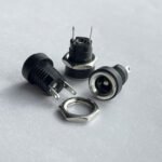 Threaded DC Power Socket, Full Copper DC Female Jack 3.51.3 & 5.52.1mm DC Charging Connector