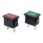 KCD1 two‑pin signal light, 6A/250V, flat‑head, operating indicator light for water boilers, - Image 3