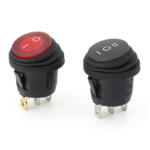 Illuminated waterproof KCD1 power rocker switch round square panel mount electrical replacement part