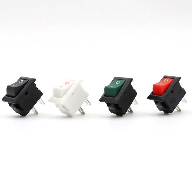 KCD11 mini rocker switch 23‑pin 23‑position 10×15mm cut‑out power switch for lamps toys (3) Mini KCD11 electrical toggle rocker switch 10x15mm mounting hole small electronic component