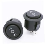 KCD2-103 round three-speed boat switch full series_button switch_warped plate switchtch_warped plate switch