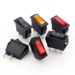 KCD3 snap‑in lighted power rocker switch for electric wok and electric frying pan power control