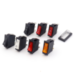 High‑current illuminated KCD3 rocker switch 2‑position 3‑position kitchen cookware component