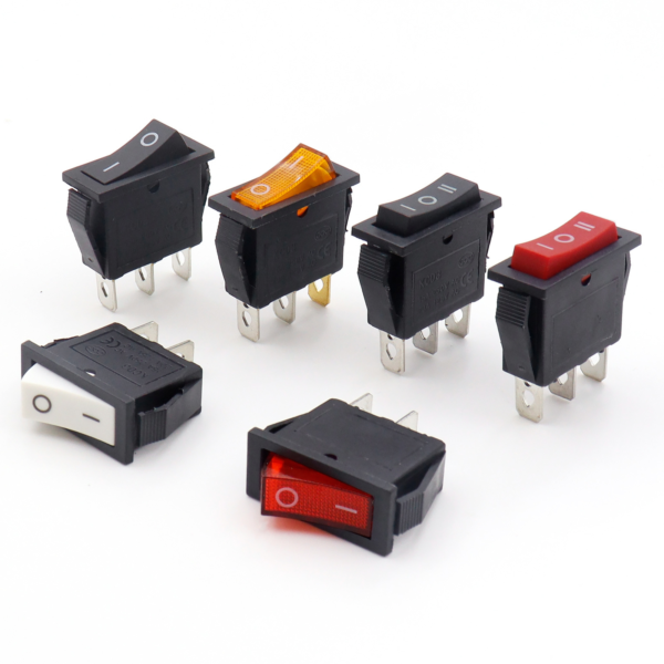 Lighted KCD3 electrical rocker toggle switch high current for cooking kitchen appliance replacement