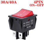 KCD4 AC 30A 250V rocker switch