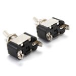 KN3A-101 Toggle Switch 2 Pin Auto Modification Switch, Screw Pin & Quick Insert Rocker Switch for Vehicle