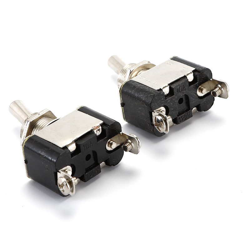 KN3A-101 2 pin toggle switch screw pin insert pin rocker switch for car modification (1) KN3A-101 Toggle Switch 2 Pin Auto Modification Switch, Screw Pin & Quick Insert Rocker Switch for Vehicle - Image 1