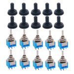 MTS Series Mini Toggle Switch MTS-101/102/103/202/203, 6mm Hole Panel Mount Rocker Switch - Image 3
