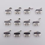 micro switch types and models - KW10 mini micro switch with silver alloy contacts