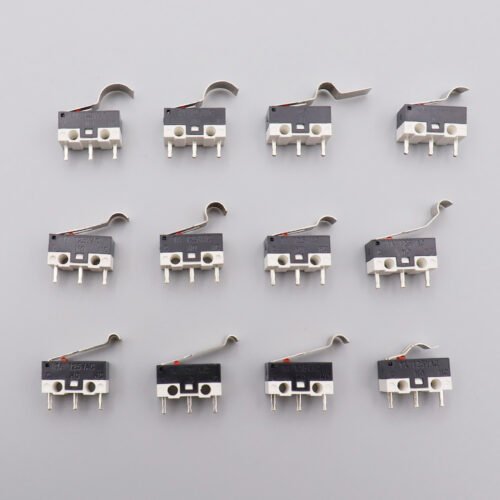 micro switch types and models - KW10 mini micro switch with silver alloy contacts