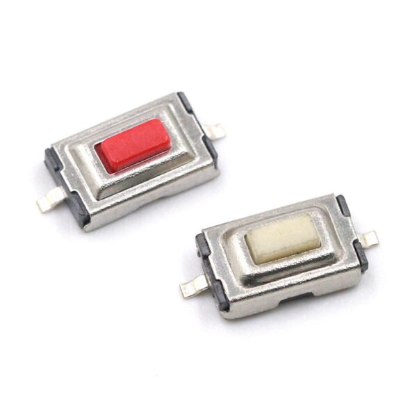 3*6mm vertical SMD top‑actuated tact switch pull‑core flat cover 2.5‑3.5mm tactile micro push button