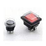 Transparent PVC protective boot dust waterproof cover for KCD11 KCD3 KCD4 rocker switch accessories