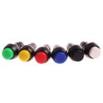 12mm Latching Momentary Plastic Push Button PBS‑11A PBS‑11B 3A 250VAC - Image 2