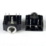 PBT Housing PJ307 Through Hole Audio Socket, 3.5mm Stereo Headphone Connector 3/5 Pin