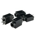PJ358 Vertical 3.5mm Headphone Jack, 5Pin Through Hole Audio Socket Full Copper Contacts for Speakers - Image 2