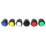 Momentary Non-locking Push Button Switch, 16mm Round 2 Pin Snap-in Key Switch Multi-color Options - Image 4