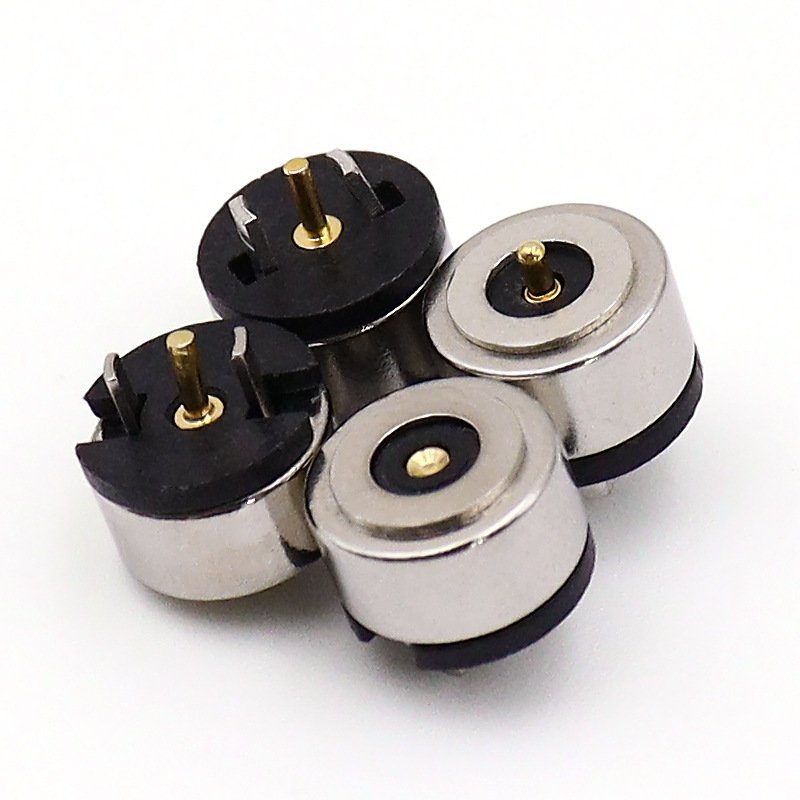 Round magnetic male female connector 8mm 10mm solder board mating magnetic socket smart charging port (1) Round Magnetic Male Female Connector, 8mm & 10mm Solder Board Mating Magnetic Connector, Smart Charging Magnetic Socket - Image 1
