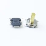 Waterproof SMD Tactile Switch 4-Pin, 4*4*1.5mm Metal Brass Head Momentary Push Button for Electronics - Image 2