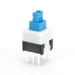 Side mount tactile push button switch high temperature resistant flat head high head 2 3 6 pin latching momentary - Image 4